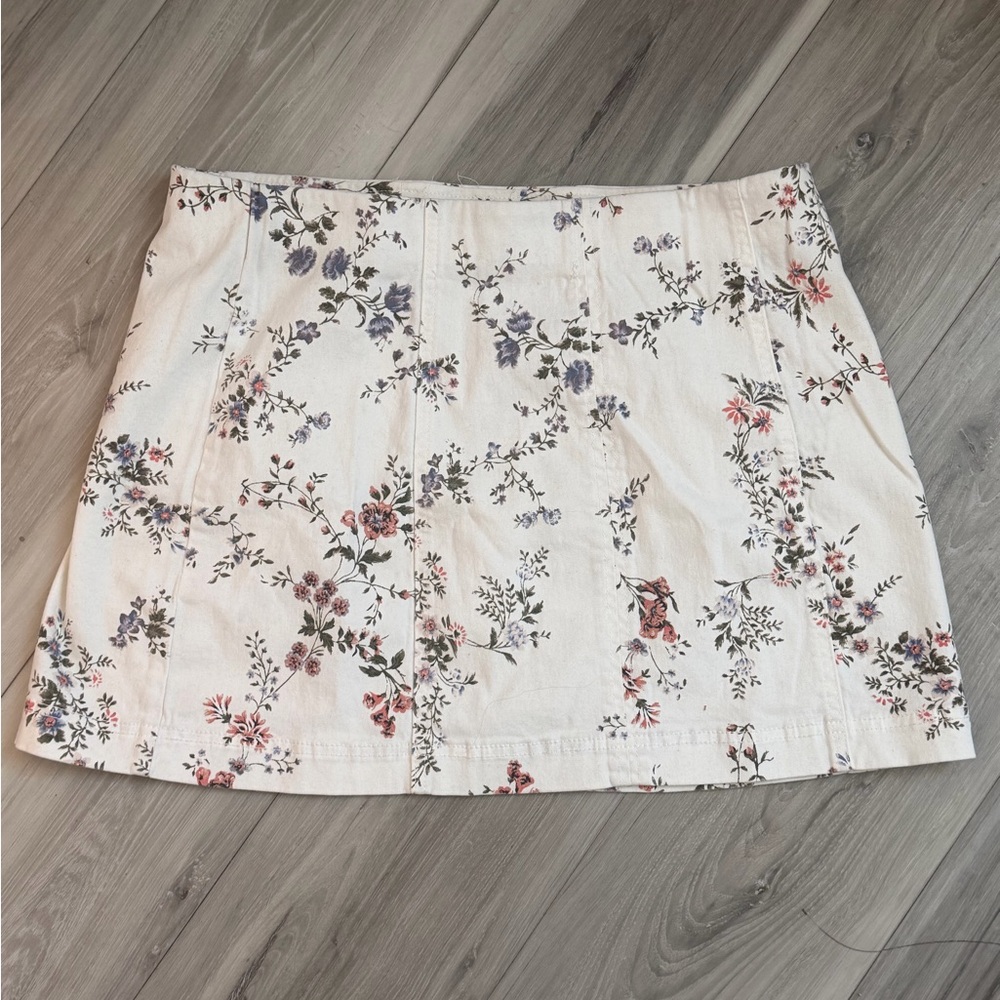 Floral Print Women's Skirt